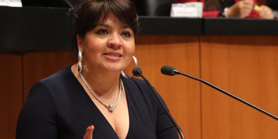 La senadora Nestora Salgado.