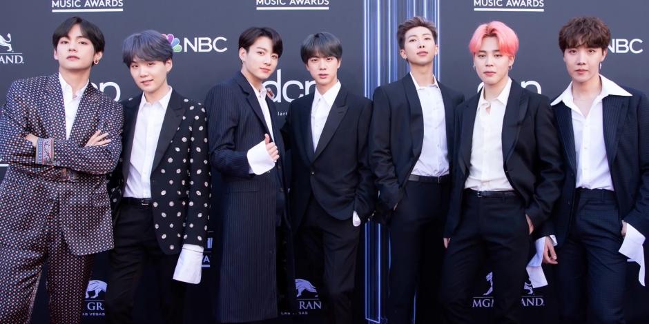 BTS durante los premios Billboard de 2019.