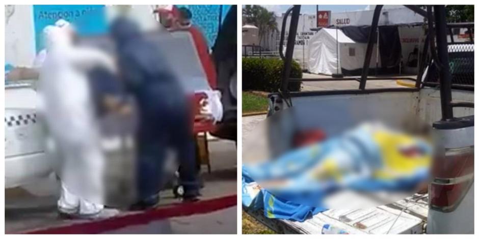 En Tabasco, registraron en video cómo varios hombres sacan un cuerpo de un taxi y lo meten a un ataúd; también abandonaron un cuerpo en una camioneta.