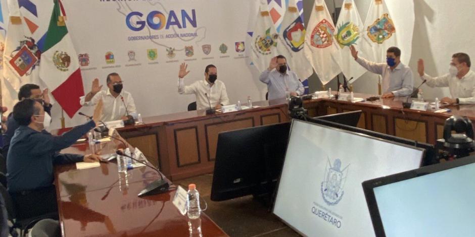 En reunión del GOAN mandatarios panistas eligieron al gobernador de Querétaro como nuevo presidente del GOAN