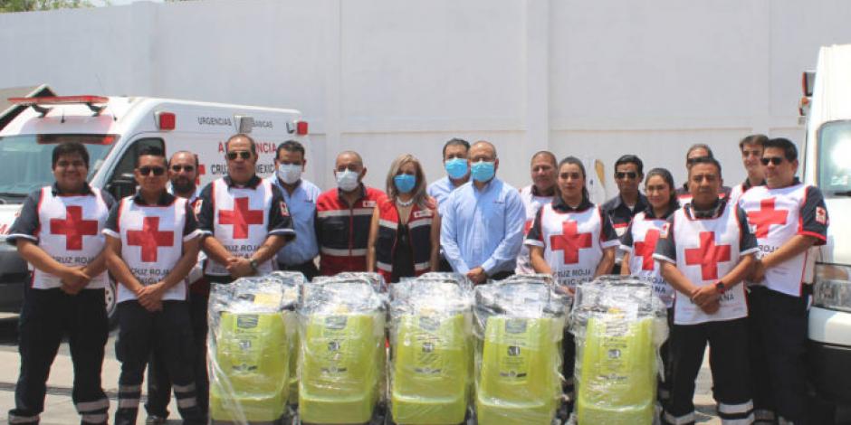 Entre los hospitales beneficiados se encuentran la Cruz Roja Mexicana