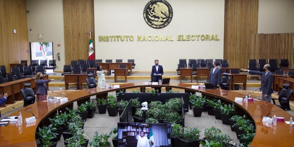 El Instituto Nacional Electoral.