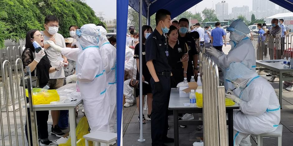 Cuatro de los nuevos casos de COVID-19 registrados en China continental, son contagios locales reportados en la provincia oriental de Anhui