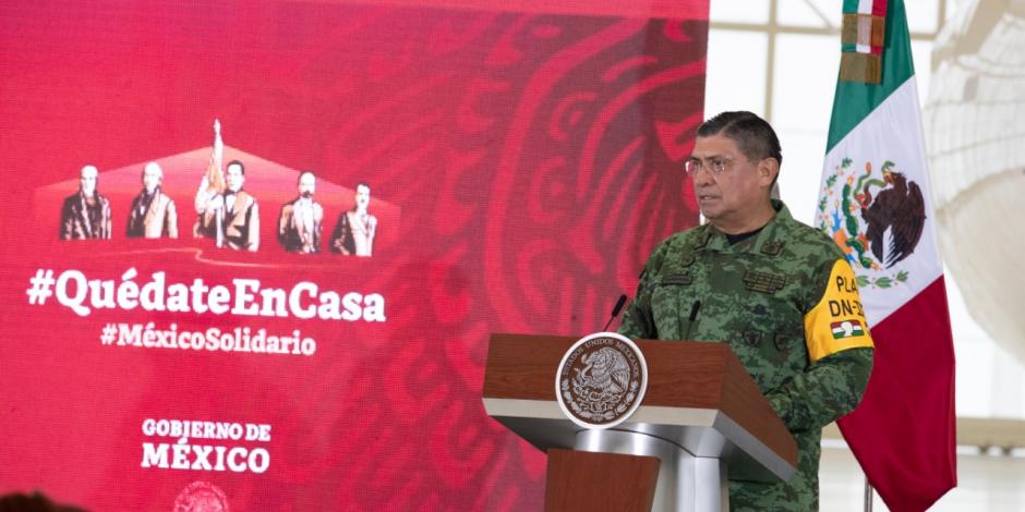 El secretario de la Defensa Nacional (Sedena), Luis Crescencio Sandoval, el 27 de julio de 2020.