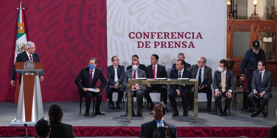 Conferencia de Andrés Manuel López Obrador.