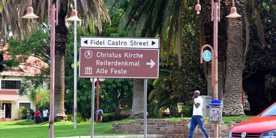 Fidel Castro Street, en Windhoek, Namibia.