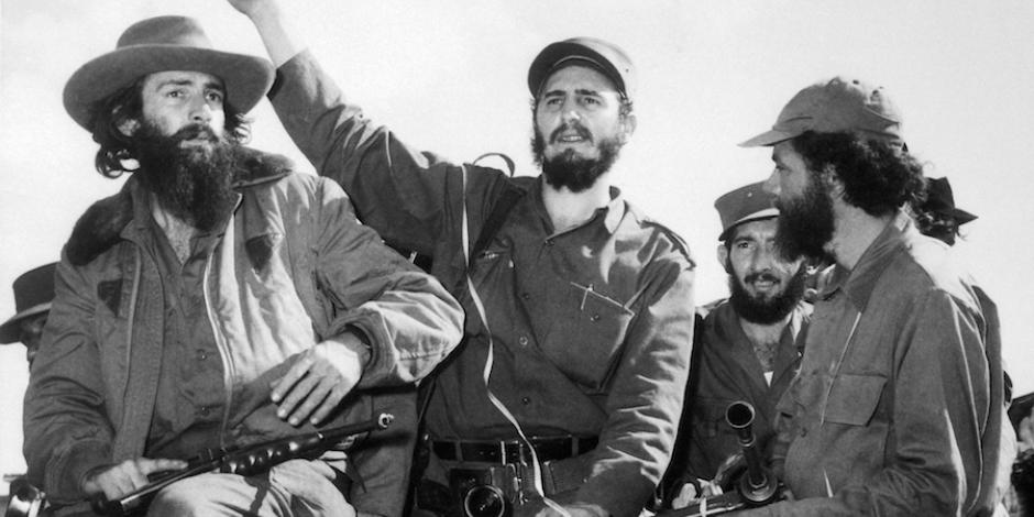Fidel Castro, entra a La Habana al frente del ejército guerrillero, el 8 de enero de 1959, un año antes de la fundación de la editorial Era.