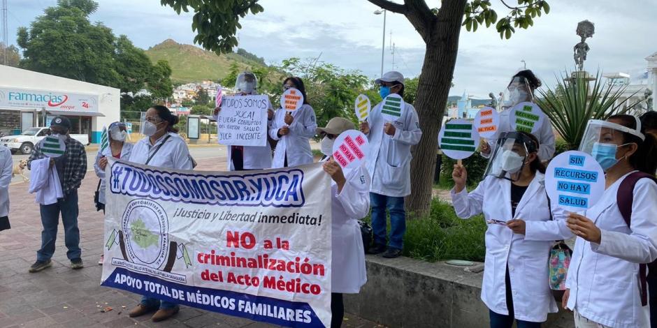 Médicos piden liberación de Vicente Grajales Yuca