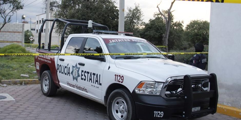Imagen de una unidad de la policía estatal de Puebla