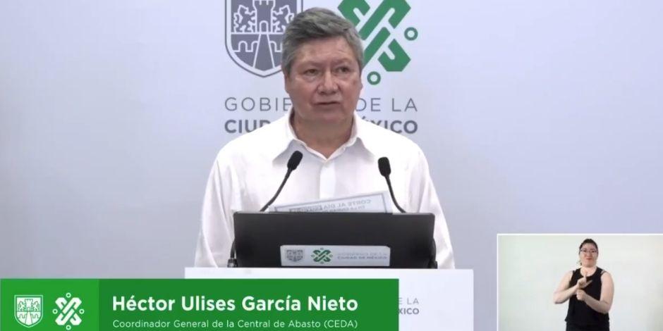 El excoordinador general de la Central de Abasto en CDMX, Héctor Ulises García Nieto.
