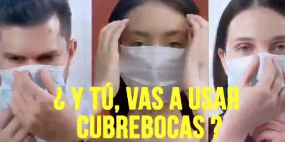 Con la pregunta ¿vas a usar cubrebocas?, lanzan campaña sobre responsabilidad ciudadana ante la pandemia.