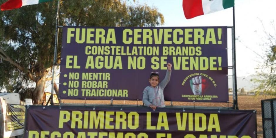 Ciudadanos en Baja California se han manifestado en contra de la operación de la empresa.