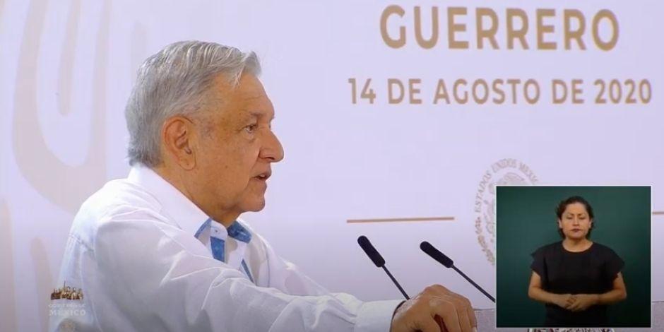 El presidente de México. Andrés Manuel López Obrador.