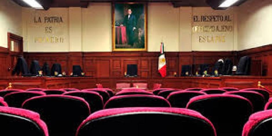 Suprema corte de Justicia de la Nación.