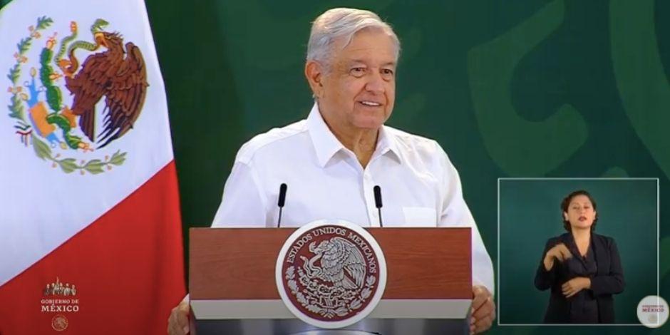 El presidente de México, Andrés Manuel López Obrador, el 27 de agosto de 2020.