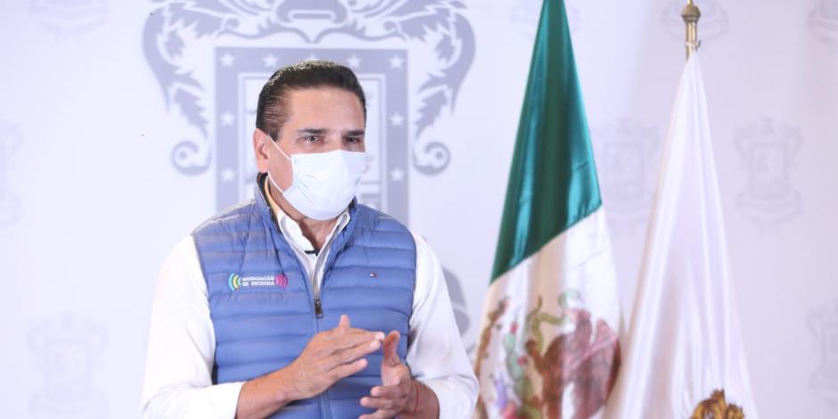 El gobernador de Michoacán, Silvano Aureoles,