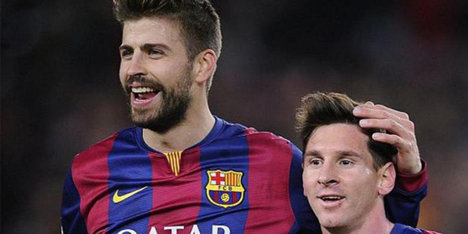 Gerard Pique y Lionel Messi son dos de los estandartes del Barcelona.