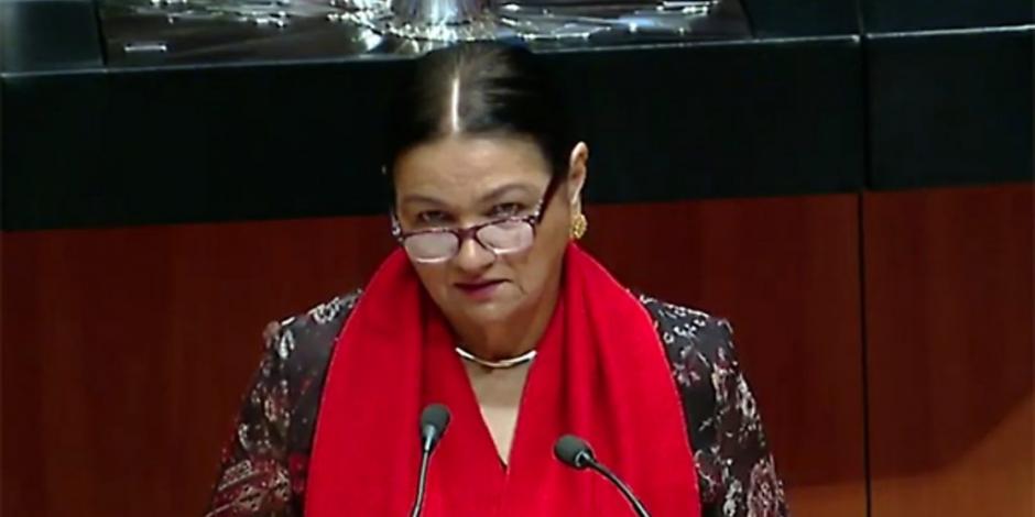 Dulce María Sauri Riancho, del PRI.