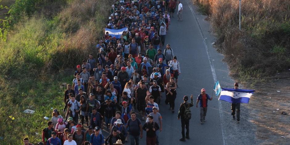 El pasado 23 de enero, cientos de migrantes centroamericanos se agruparon en caravana para adentrase a territorio nacional.