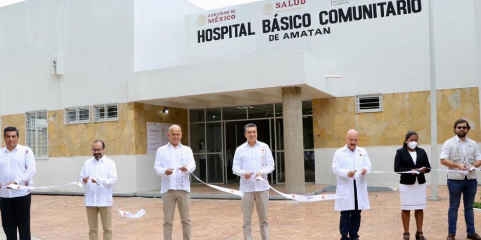 El gobernador de Chiapas, en la inauguración del hospital.