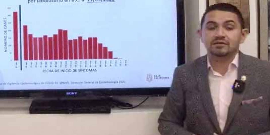 Alonso Pérez Rico muestra incidencia a la baja de casos COVID en la entidad.