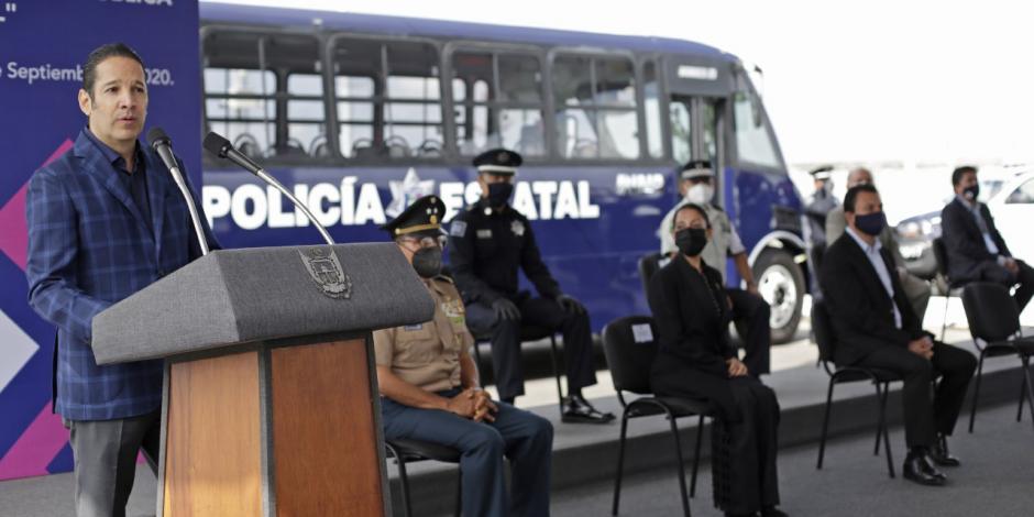 El gobernador Francisco Domínguez Servién destacó el papel de la inteligencia en el combate a la delincuencia.