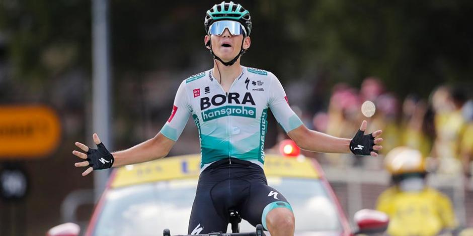 Lennard Kamna ganó la etapa del Tour de Francia este martes.