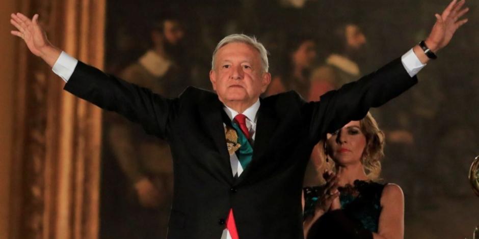 Andrés Manuel López Obrador, el 15 de septiembre de 2019.