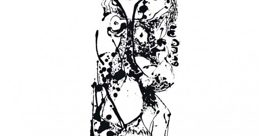 Jackson Pollock, Sin título. Expresión número 1, serigrafía, detalle, 1964.
