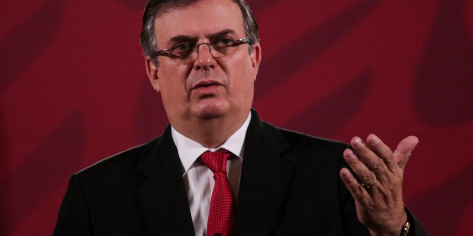El secretario de Relaciones Exteriores, Marcelo Ebrard, el 22 de septiembre de 2020.