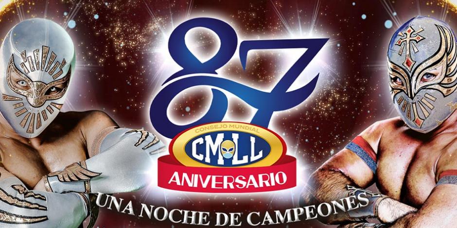 El CMLL celebra este viernes 25 de septiembre su Aniversario 87.