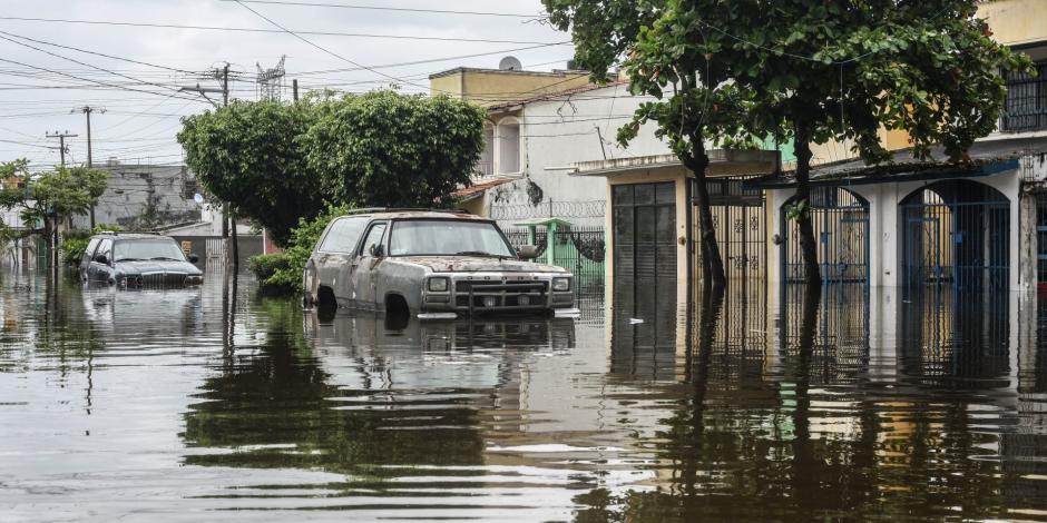 Afectaciones por las inundaciones provocadas por las lluvias en Tabasco.