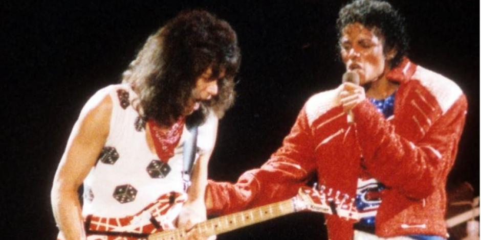 Eddie Van Halen y Michael Jackson