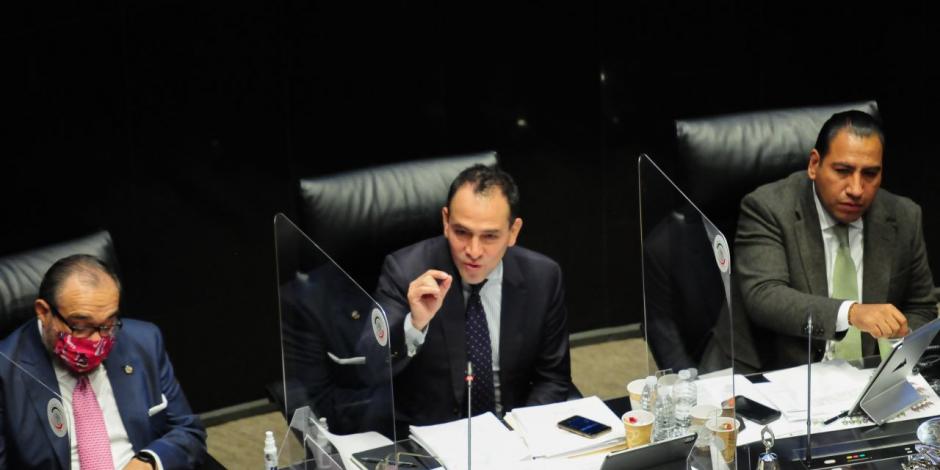 Sesión ordinaria en el Senado de la República donde el secretario de Hacienda, Arturo Herrera, compareció ante el pleno como parte de la glosa al Segundo Informe.