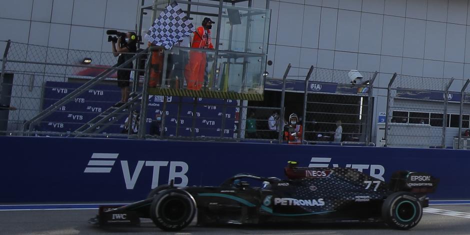 El monoplaza del finlandés Valtteri Bottas el pasado 27 de septiembre en el Gran Premio de Rusia.