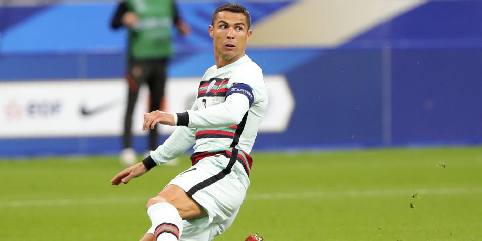 Cristiano Ronaldo el pasado domingo durante el juego entre Portugal y Francia.