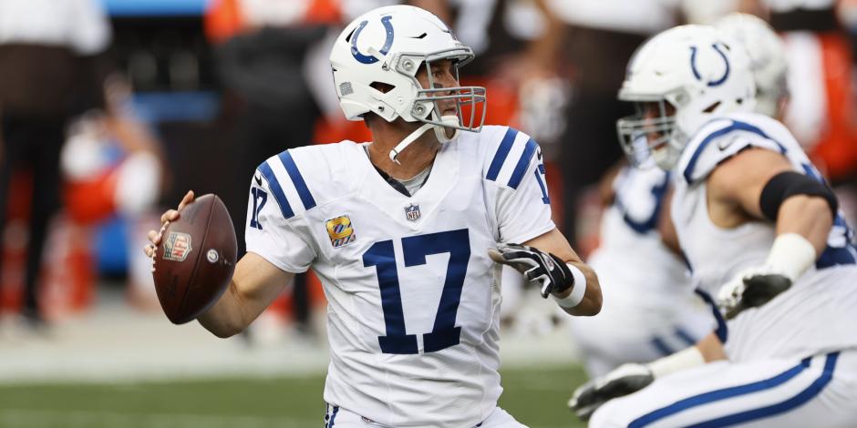 Philip Rivers, quarterback de los Colts, durante el juego de la Semana 5 de la NFL contra Cleveland Brown el pasado 11 de octubre.