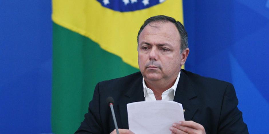 El ministro de Salud de Brasil, Eduardo Pazuello.