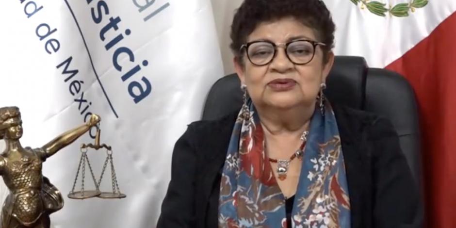 Ernestina Godoy, titular de la Fiscalía General de Justicia de la CDMX anunció que ´pedirán prisión preventiva para quien atropelló a Gerardo Cardoso..