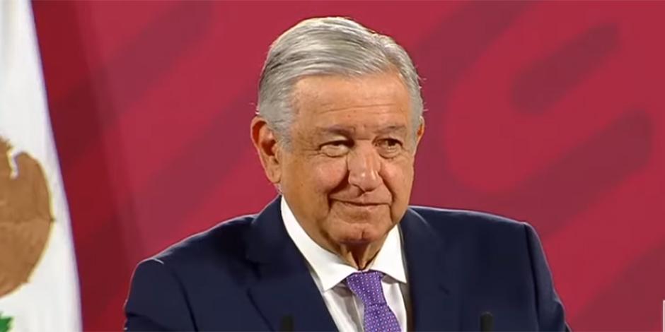 Andrés Manuel López Obrador, en la mañanera del 26 de octubre.