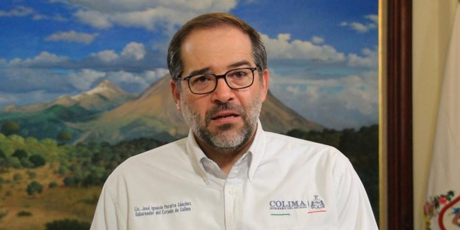 El gobernador de Colima, José Ignacio Peralta
