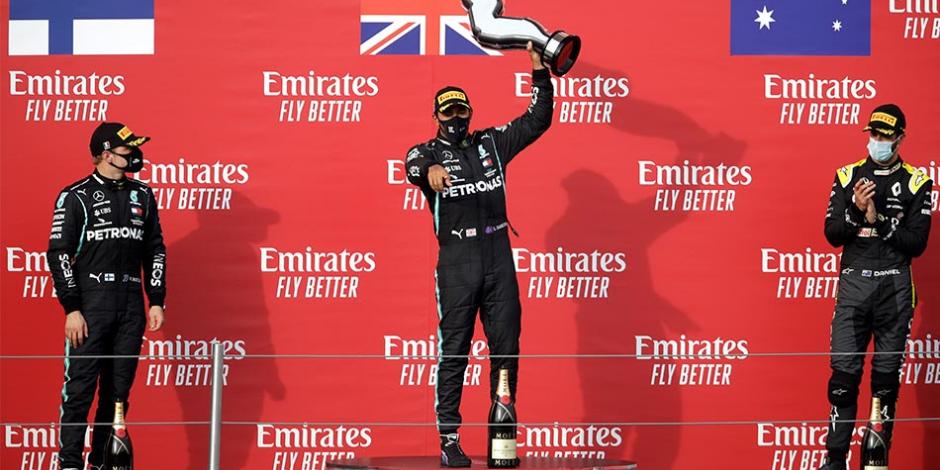 Lewis Hamilton gana el Gran Premio de Emilia Romagna.