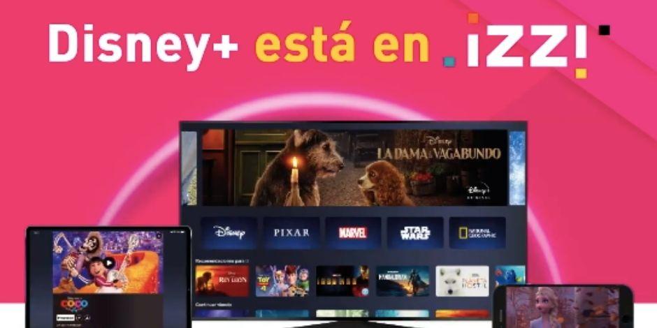 Izzi se posiciona ahora como distribuidor oficial de Disney+ en México