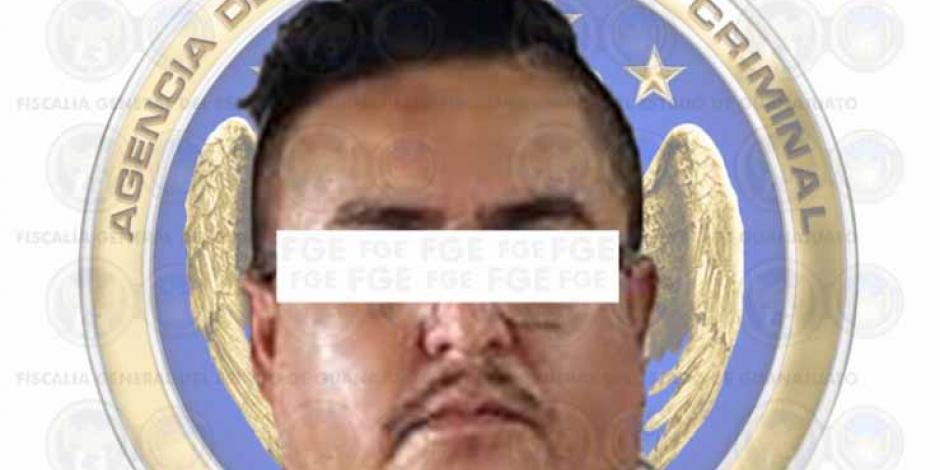 La Fiscalía de Guanajuato presenta imágenes de José Alfredo “N”, tras su detención con apoyo de la Fiscalía de Veracruz.