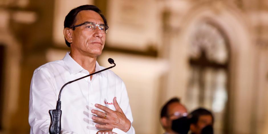 El expresidente de Perú, Martín Vizcarra