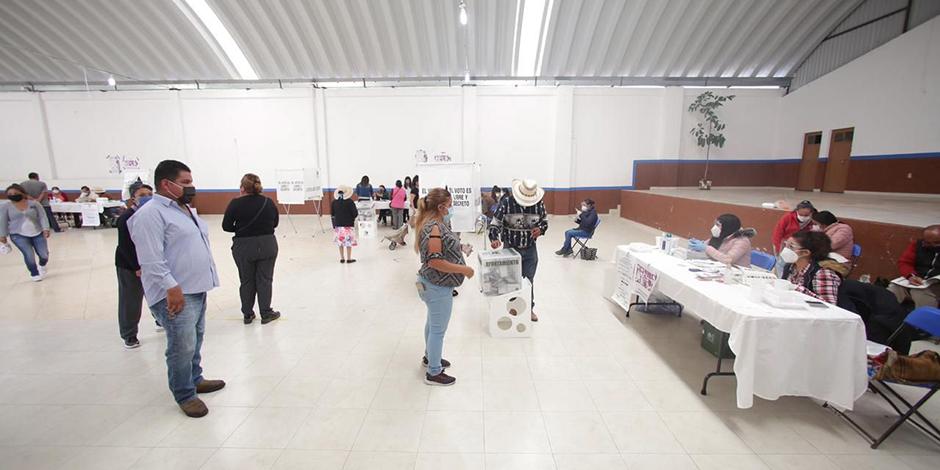 En las pasadas elecciones de Coahuila e Hidalgo, se siguieron protocolos sanitarios para evitar contagios.