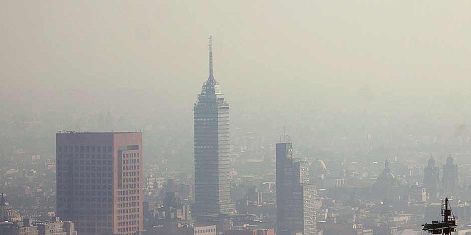 Reportan mala calidad del aire en algunas alcaldías de la CDMX y en Zonas del Valle de México.
