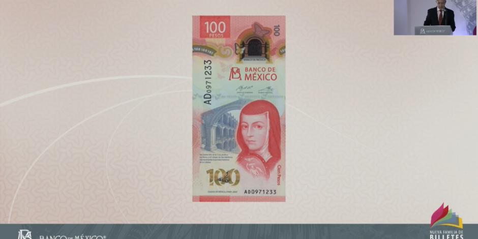 Éste será el nuevo billete de 100 pesos