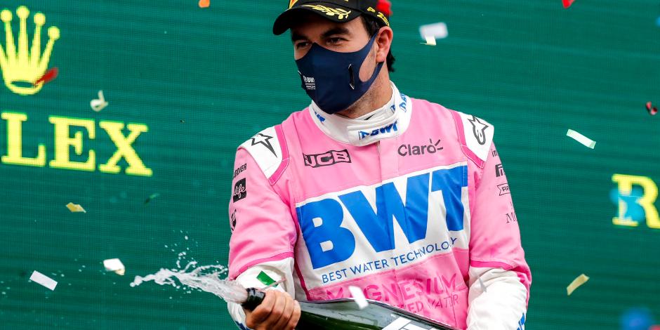 Checo Pérez se coló en el segundo puesto del GP de Turquía en la Fórmula 1.