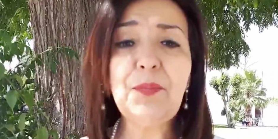 La alcaldesa Beatriz Hernández envía un mensaje a la población, el pasado 31 de octubre.